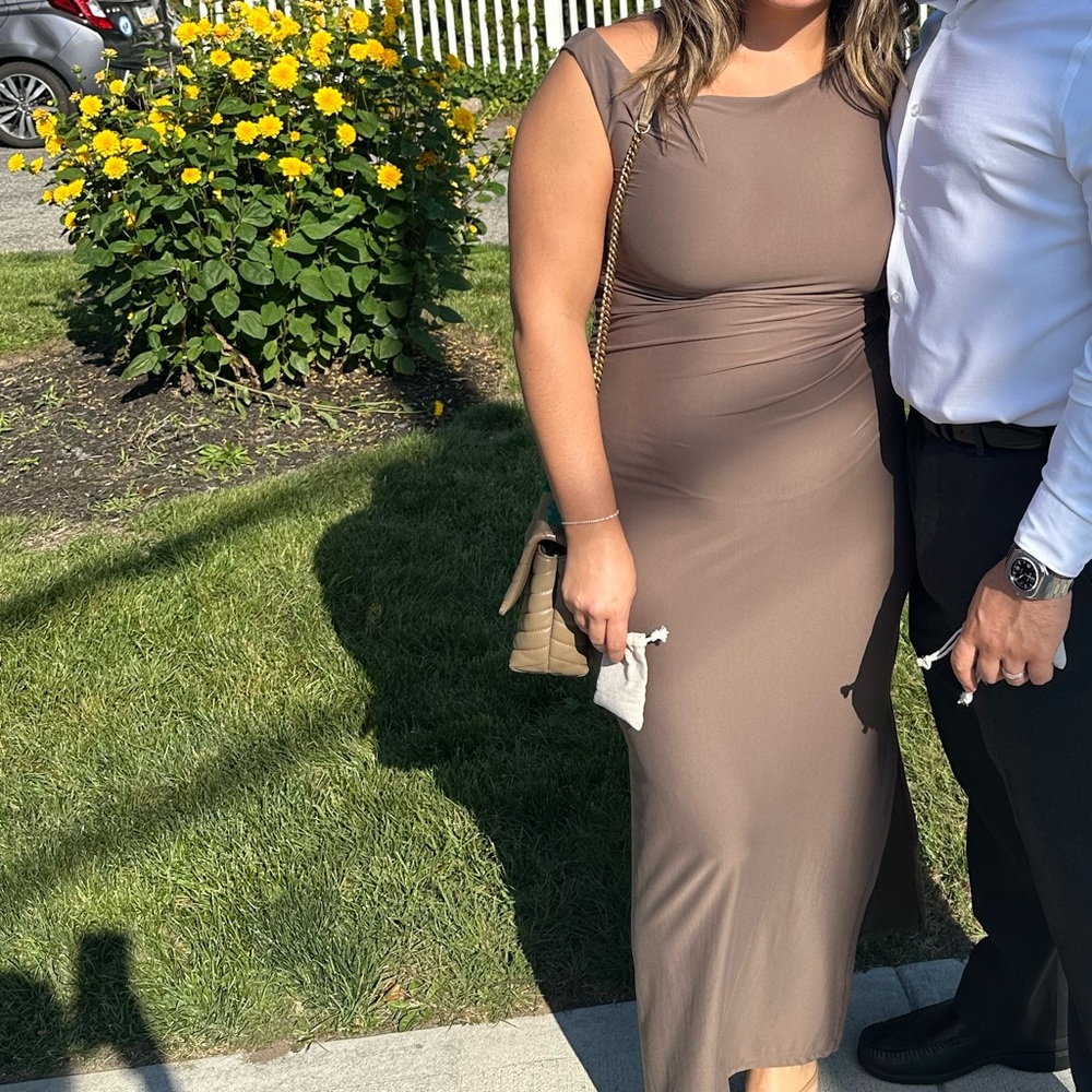 Wild Fable Brown Maxi Dress